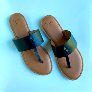 A New Day Black Sandals